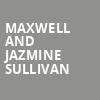 Maxwell and Jazmine Sullivan, Greensboro Coliseum, Greensboro