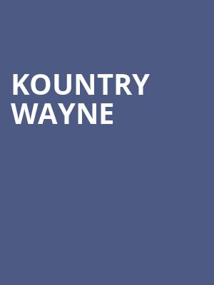 Kountry Wayne, Steven Tanger Center for the Performing Arts, Greensboro